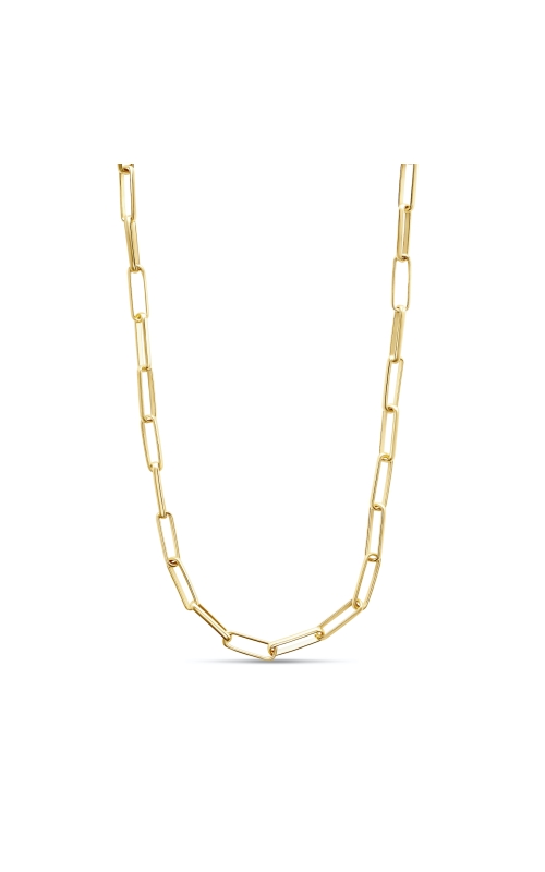 Miss Mimi Silver Paper Clip Necklace 18in 04-403614-02