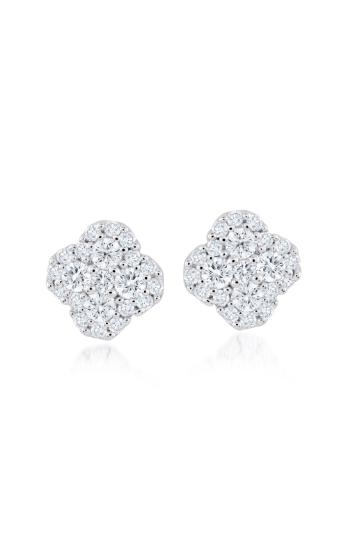 Miss Mimi Clover Silver Stud Earrings 13-021876-01