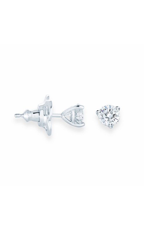 Miss Mimi Silver Stud 0.50ct CZ Earrings 13-142800-01