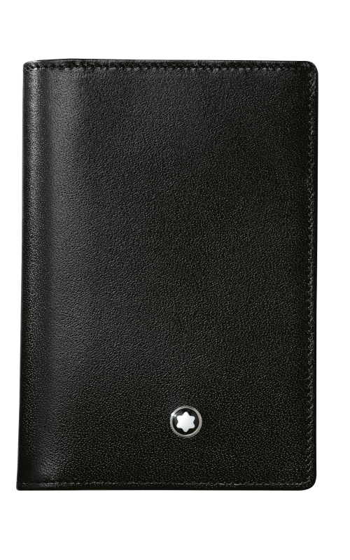 Montblanc Black Leather Business Card Holder 7167