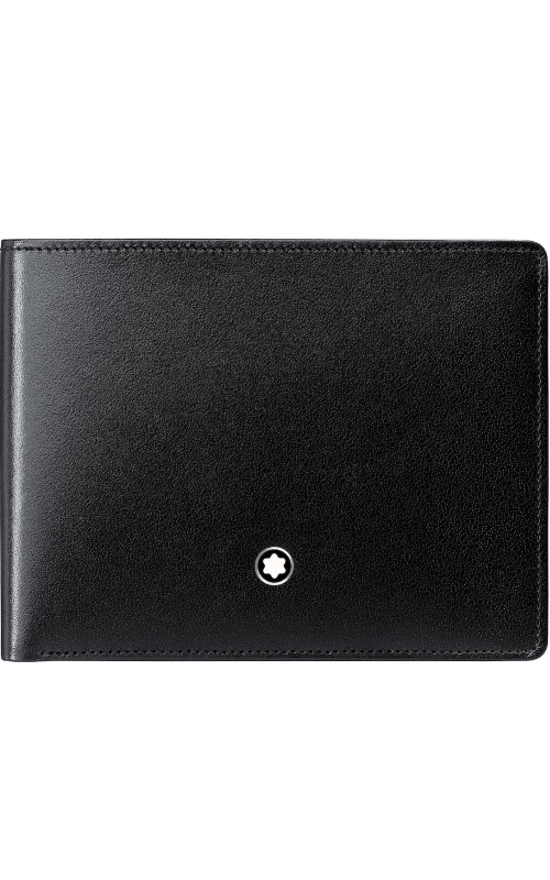 Montblanc Black 6cc Leather Wallet 14548