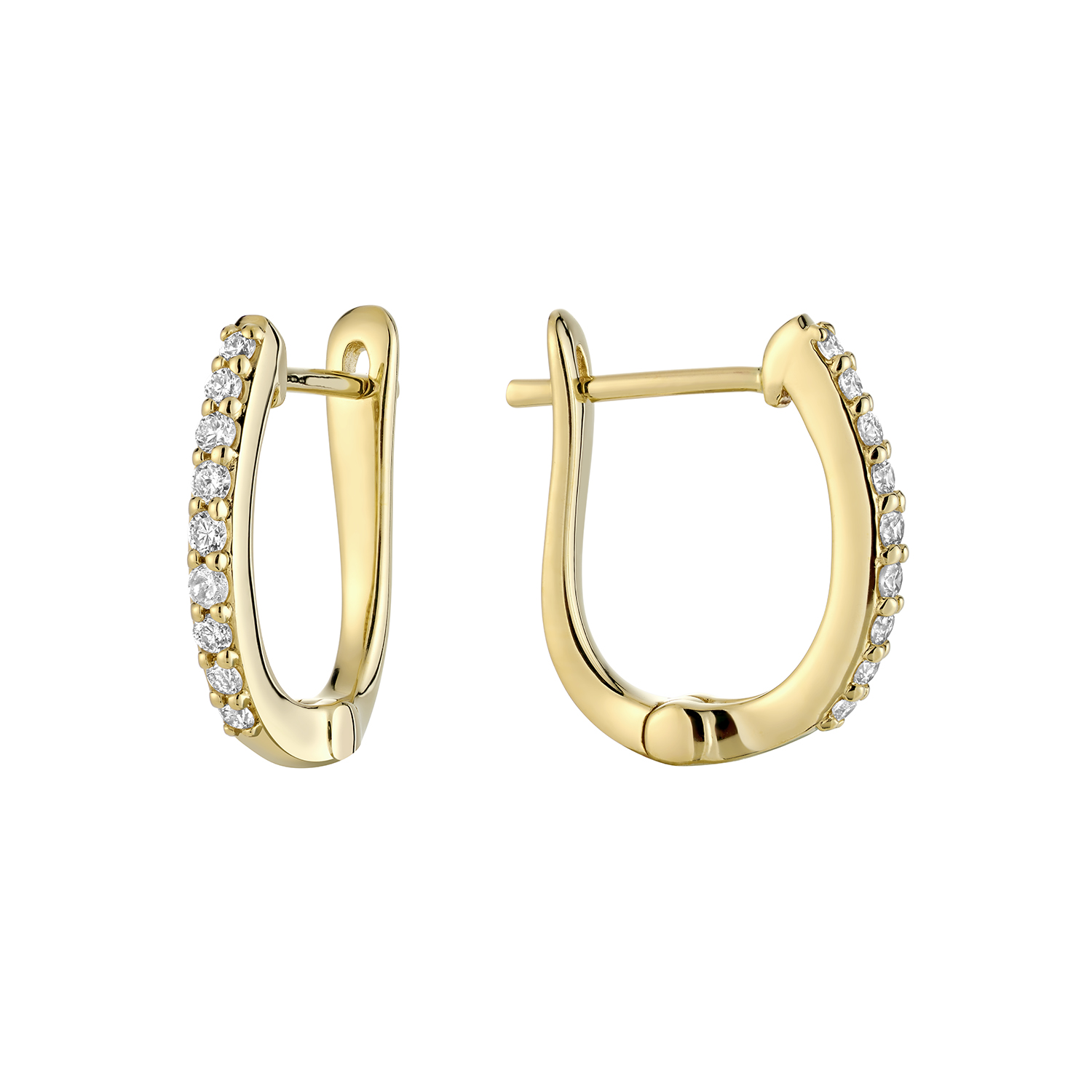 RNB Diamond Huggie Earrings 13-040280Y