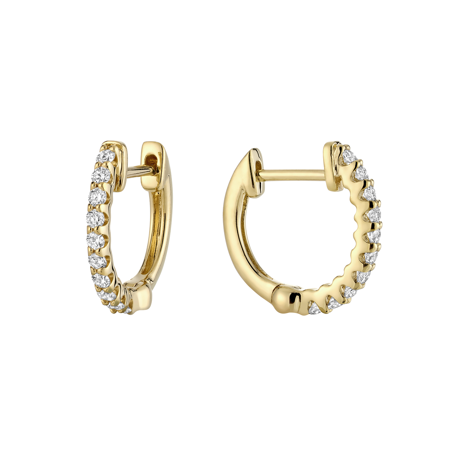 RNB Diamond Hoop Earrings 13-04UP25Y