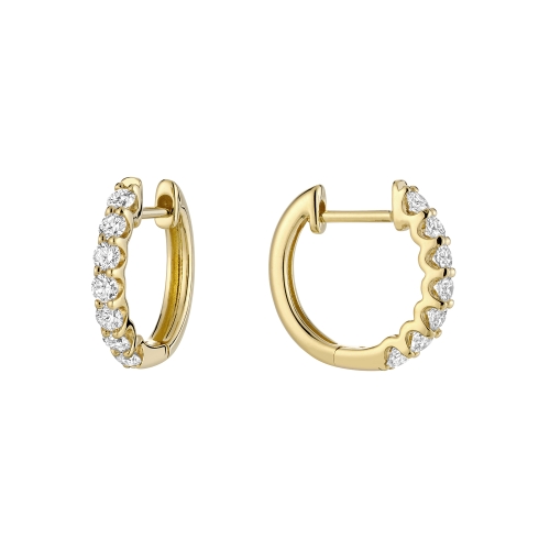 RNB Diamond Hoop Earrings 13-04UP50Y