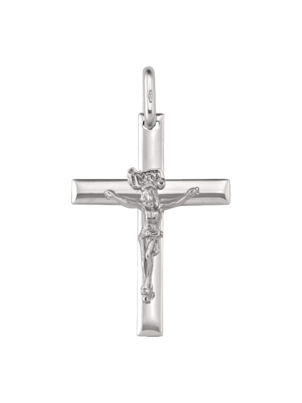 Tecimer 18 Karat White Gold Cross N1432-18W Tecimer 18 Karat White Gold Cross N1432-18W