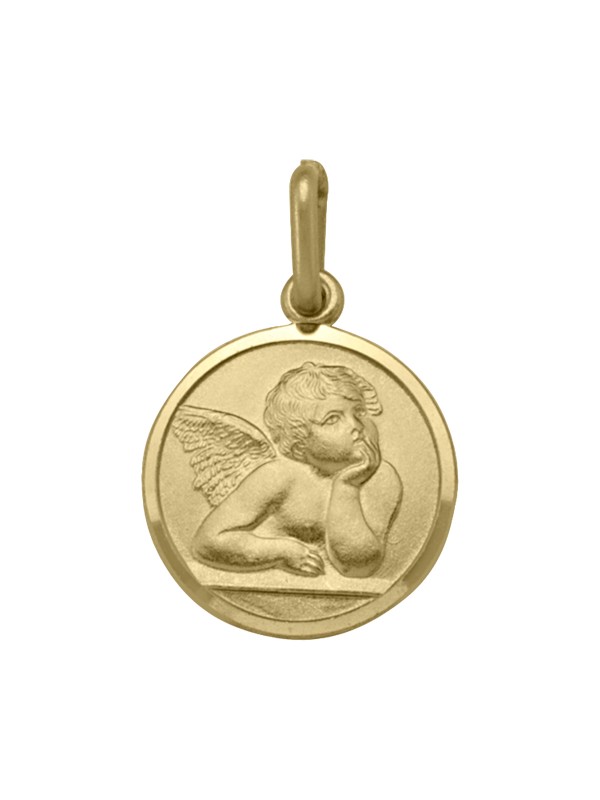 Tecimer 18 Karat Yellow Gold Angel Pendant N1624-18Y Tecimer 18 Karat Yellow Gold Angel Pendant N1624-18Y