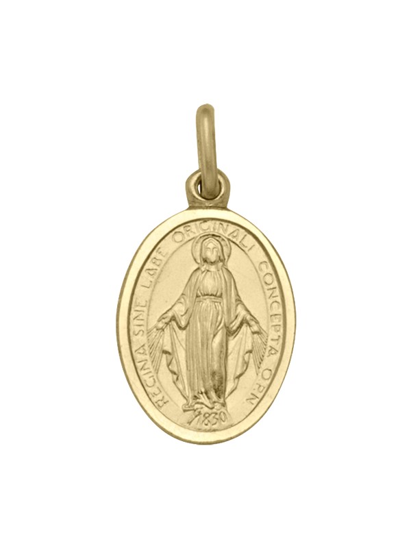 Tecimer 18 Karat Yellow Gold Madonna Pendant N1825-18Y Tecimer 18 Karat Yellow Gold Madonna Pendant N1825-18Y