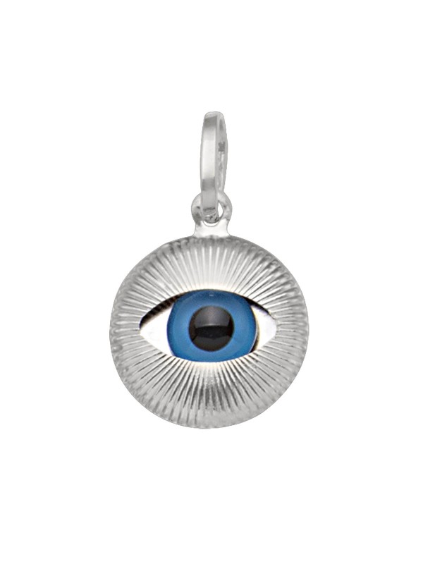 Tecimer 18 Karat White Gold Evil Eye Pendant N6752-18W