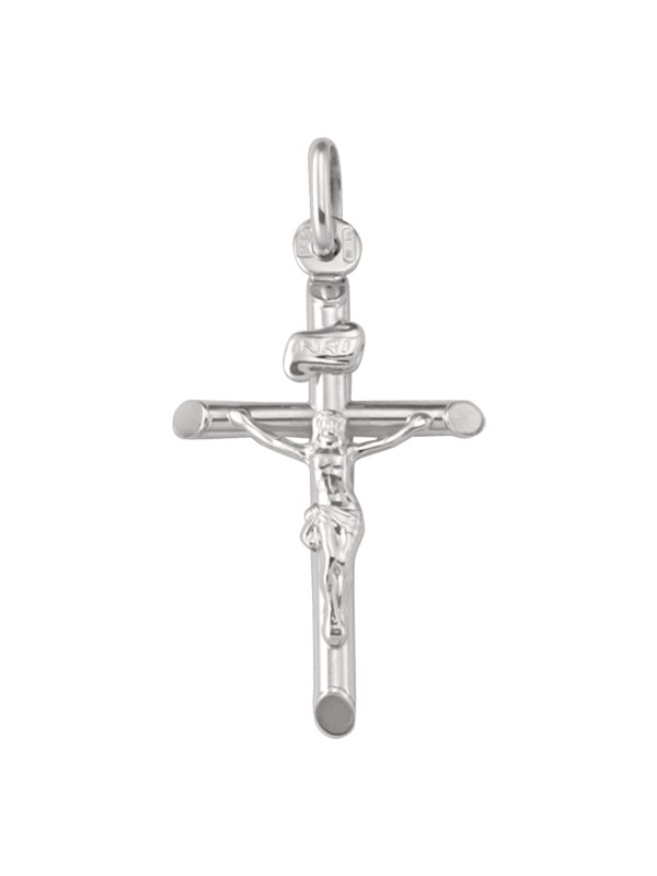 Tecimer 18 Karat White Gold Cross ST20-18W Tecimer 18 Karat White Gold Cross ST20-18W