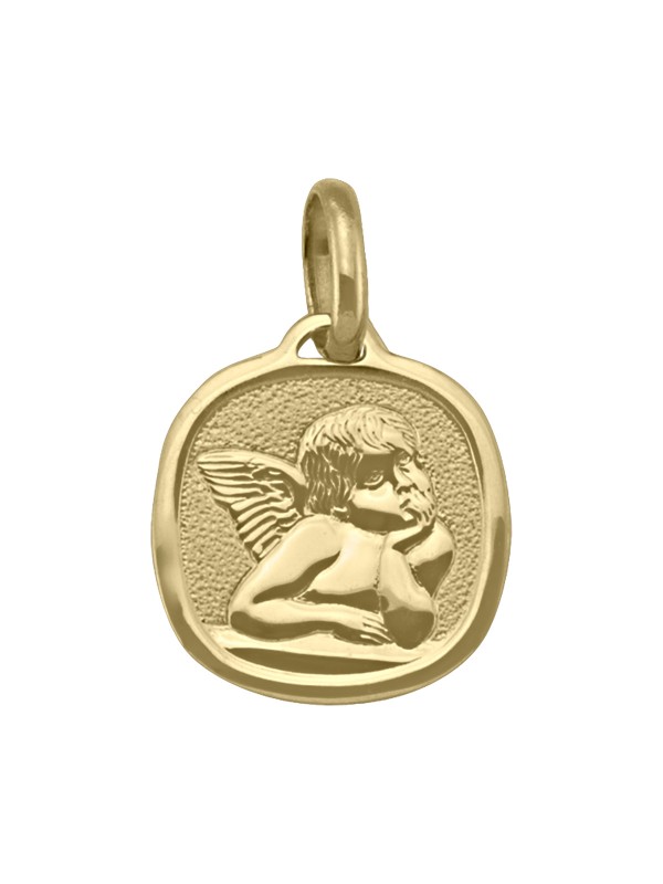 Tecimer 18 Karat Yellow Gold Angel Pendant ST25-18Y Tecimer 18 Karat Yellow Gold Angel Pendant ST25-18Y