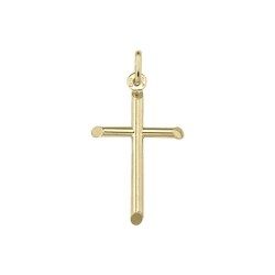 Tecimer 18 Karat Yellow Gold Cross N1105-18Y thumbnail 1