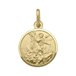 Tecimer 18 Karat Yellow Gold St. Michael Pendant N1906-18Y thumbnail 1