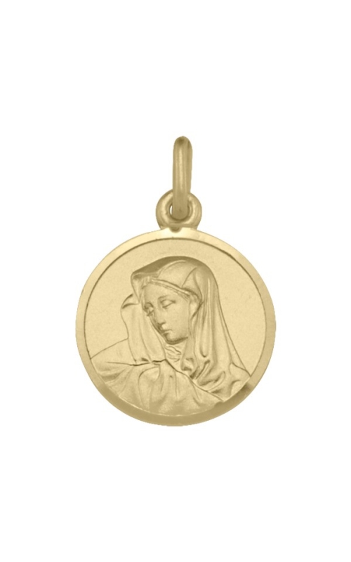 Tecimer 18 Karat Yellow Gold Madonna Pendant N1705-18Y