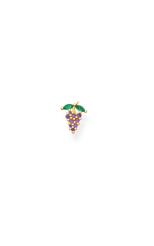 Thomas Sabo Single Stud Grape Earring H2189-472-7
