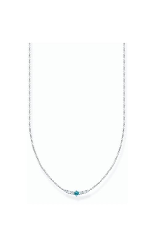 Thomas Sabo Silver Turquoise Necklace KE2093-405-17