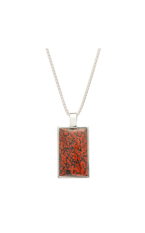 William Henry Dino Shift Necklace P44 DB RB - 18