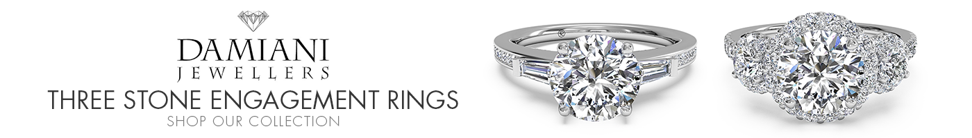 Three Stone Engagement Rings at Damiani Jewellers