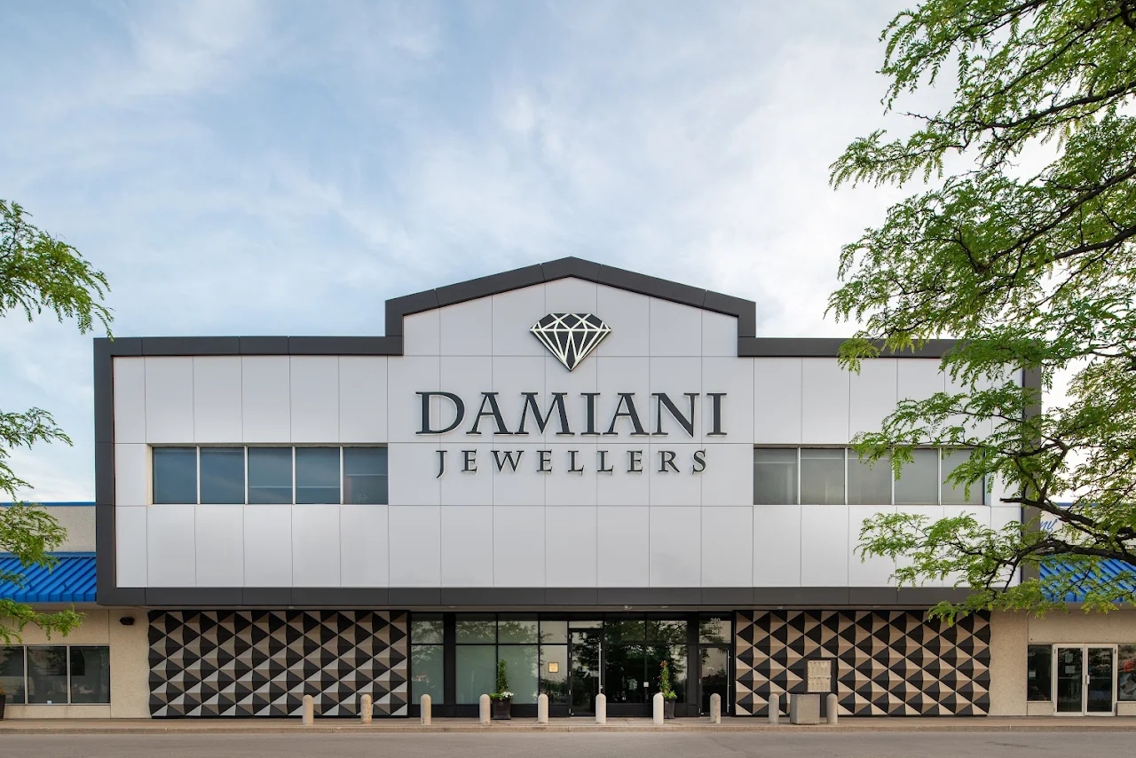 Outside look at Damiani Jewellers at 15 Jevlan Drive in Woodbridge, Ontario.