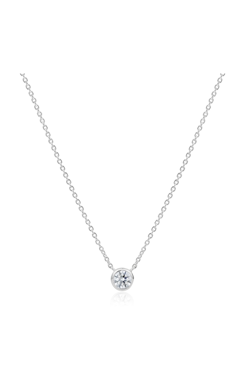 Miss Mimi Silver Bezel Drop Necklace 04-146409-01