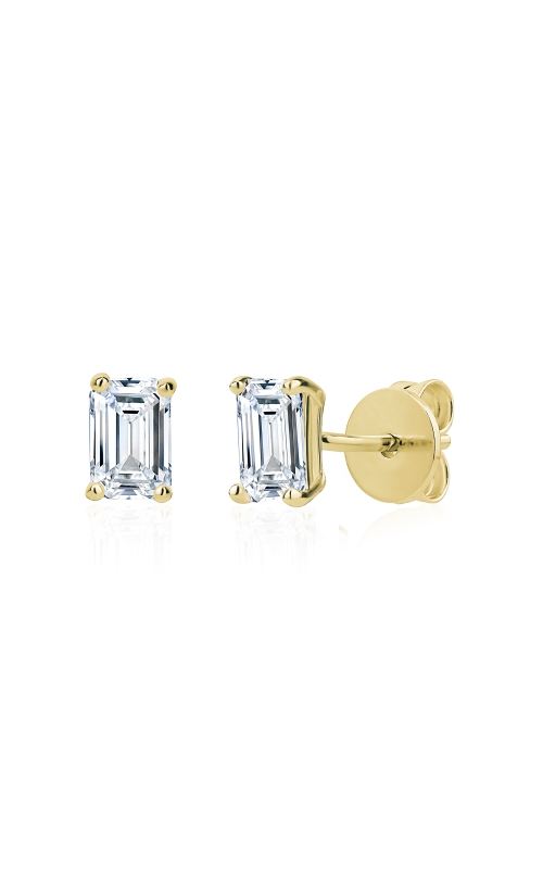 Miss Mimi CZ Emerald Stud Earrings 13-146411-02