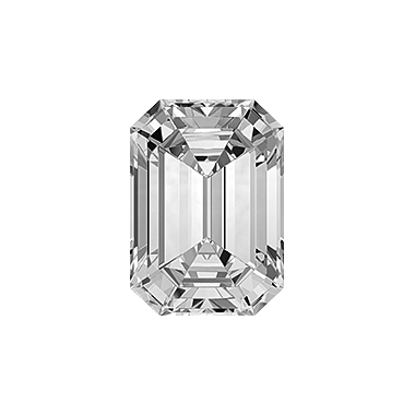 White Emerald Cut Loose Diamond, For Jewelry at Rs 25000/carat in